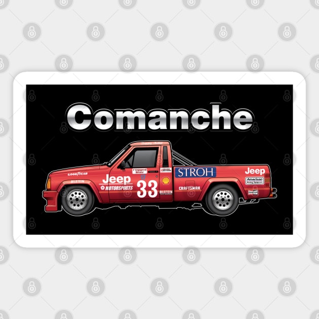 SCCA Jeep Comanche Magnet by BriteDesign